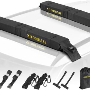 The Soft Roof Rack Pads for Kayak/Sup/Paddleboard/Canoe/Snowboard 